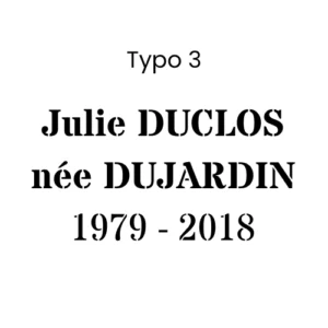 Typographie cimélo numéro 3