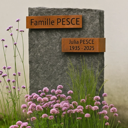 Stèle funéraire de réemploi